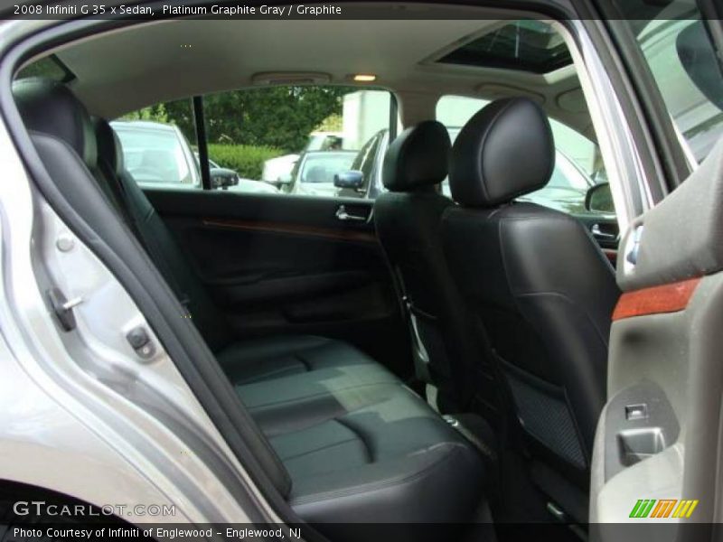 Platinum Graphite Gray / Graphite 2008 Infiniti G 35 x Sedan