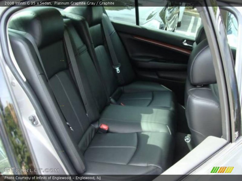 Platinum Graphite Gray / Graphite 2008 Infiniti G 35 x Sedan