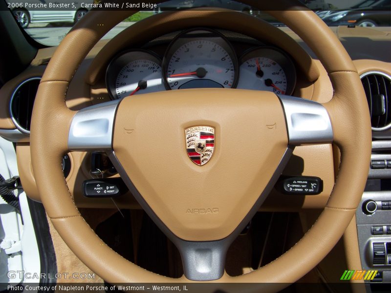 Carrara White / Sand Beige 2006 Porsche Boxster S