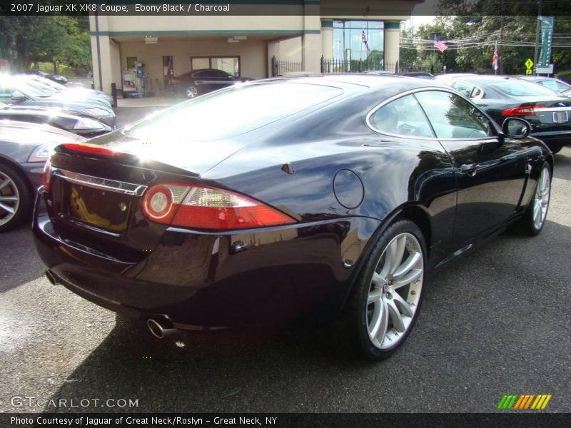 Ebony Black / Charcoal 2007 Jaguar XK XK8 Coupe