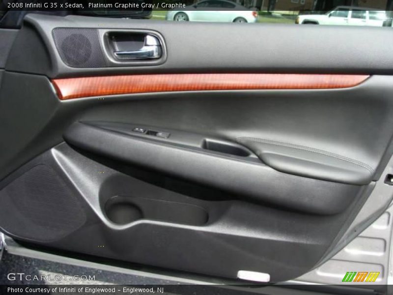 Platinum Graphite Gray / Graphite 2008 Infiniti G 35 x Sedan
