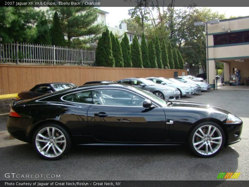 Ebony Black / Charcoal 2007 Jaguar XK XK8 Coupe