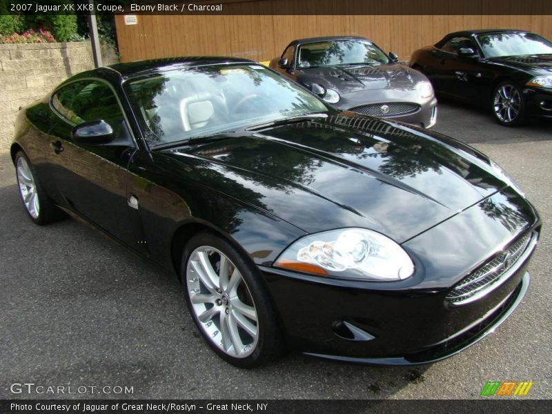 Ebony Black / Charcoal 2007 Jaguar XK XK8 Coupe