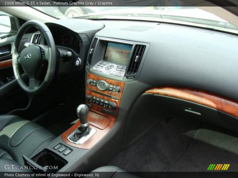Platinum Graphite Gray / Graphite 2008 Infiniti G 35 x Sedan