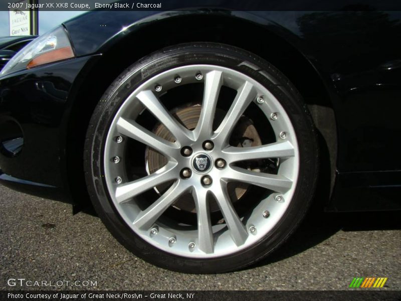 Ebony Black / Charcoal 2007 Jaguar XK XK8 Coupe