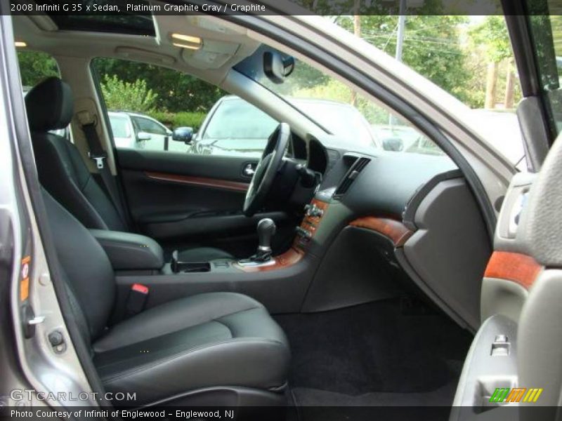 Platinum Graphite Gray / Graphite 2008 Infiniti G 35 x Sedan