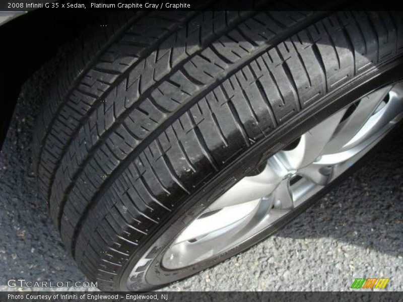 Platinum Graphite Gray / Graphite 2008 Infiniti G 35 x Sedan