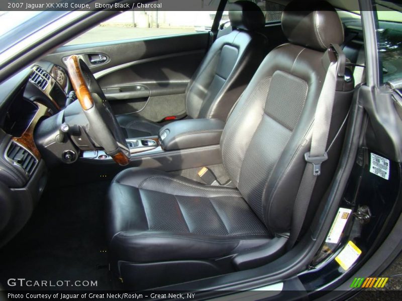 Ebony Black / Charcoal 2007 Jaguar XK XK8 Coupe