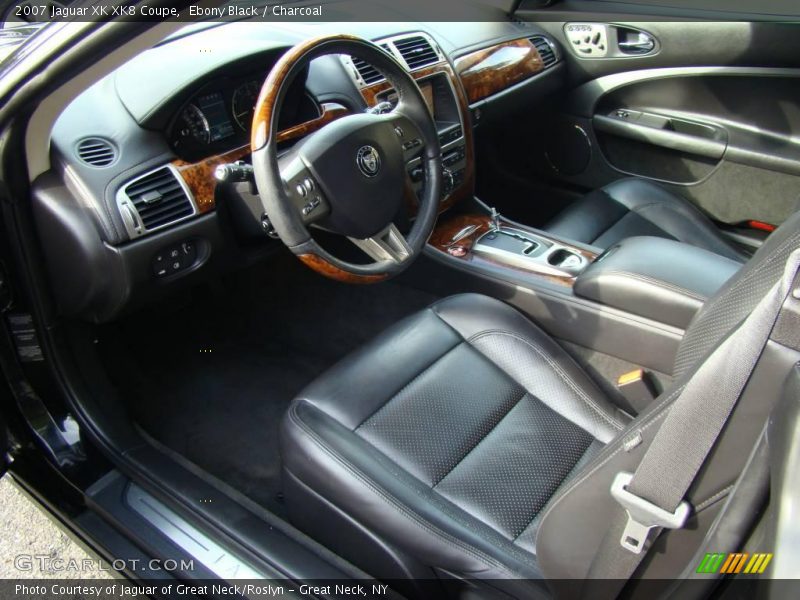 Ebony Black / Charcoal 2007 Jaguar XK XK8 Coupe