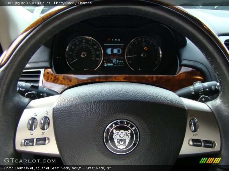 Ebony Black / Charcoal 2007 Jaguar XK XK8 Coupe