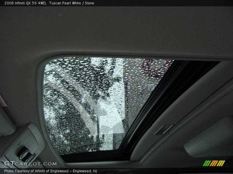 Tuscan Pearl White / Stone 2008 Infiniti QX 56 4WD