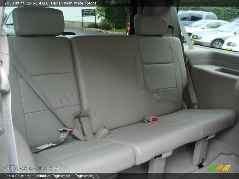 Tuscan Pearl White / Stone 2008 Infiniti QX 56 4WD