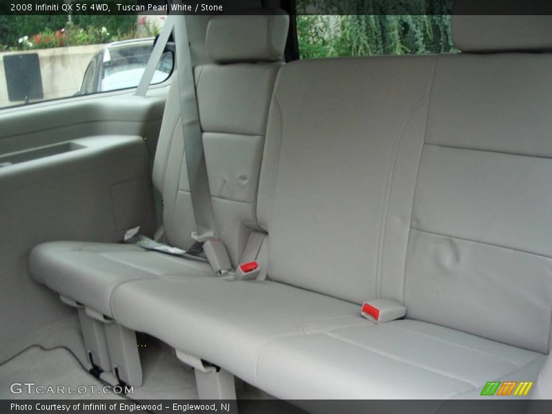Tuscan Pearl White / Stone 2008 Infiniti QX 56 4WD