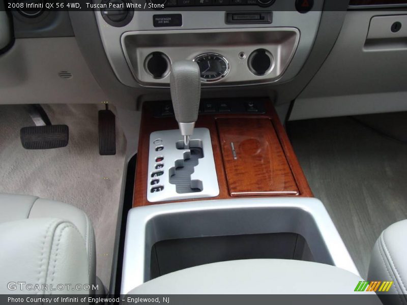 Tuscan Pearl White / Stone 2008 Infiniti QX 56 4WD