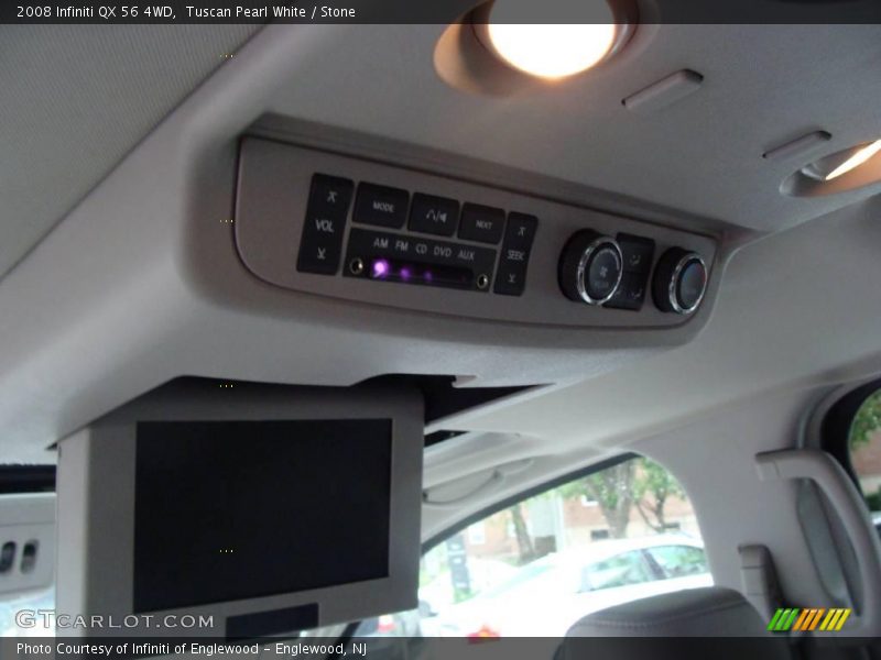 Tuscan Pearl White / Stone 2008 Infiniti QX 56 4WD
