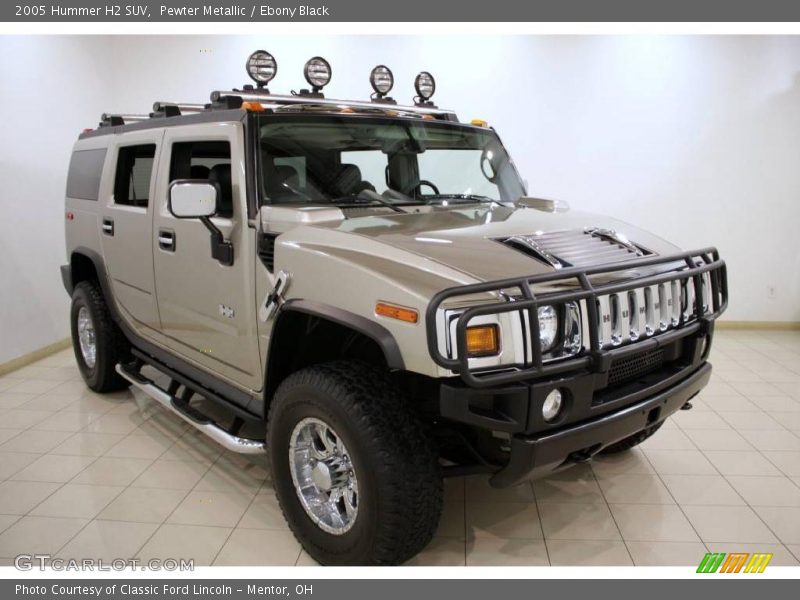 Pewter Metallic / Ebony Black 2005 Hummer H2 SUV