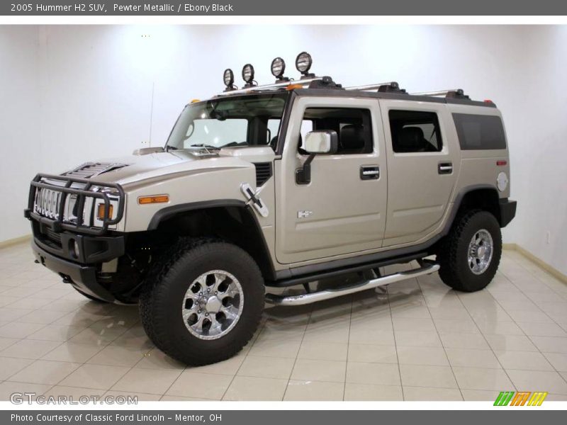 Pewter Metallic / Ebony Black 2005 Hummer H2 SUV