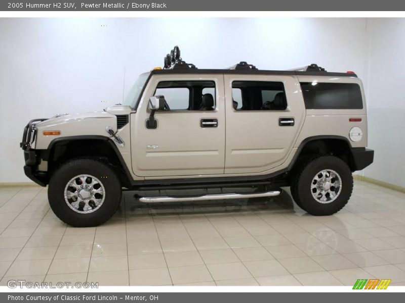 Pewter Metallic / Ebony Black 2005 Hummer H2 SUV