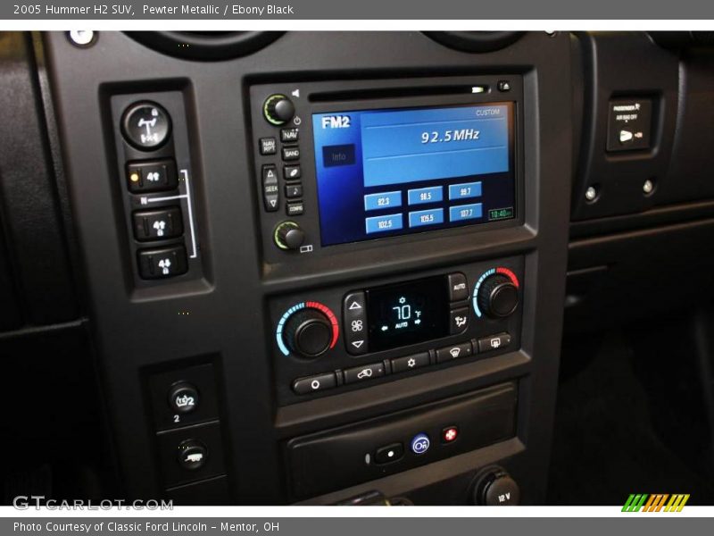 Pewter Metallic / Ebony Black 2005 Hummer H2 SUV