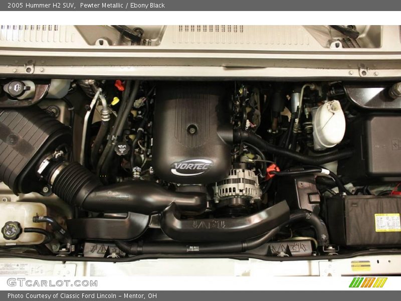 Pewter Metallic / Ebony Black 2005 Hummer H2 SUV