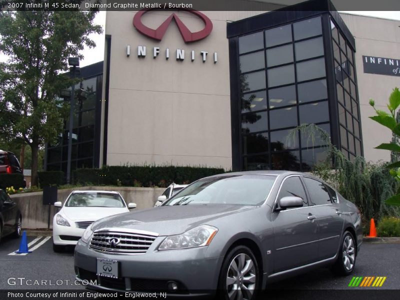 Diamond Graphite Metallic / Bourbon 2007 Infiniti M 45 Sedan