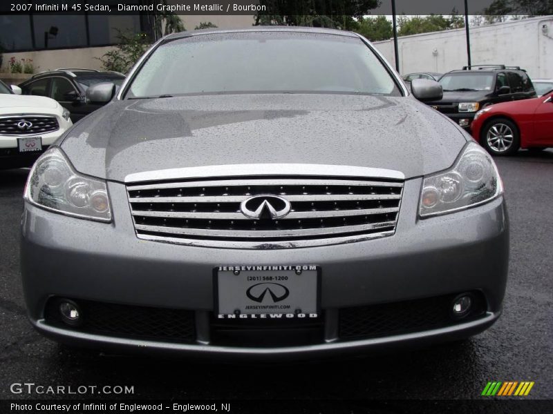 Diamond Graphite Metallic / Bourbon 2007 Infiniti M 45 Sedan