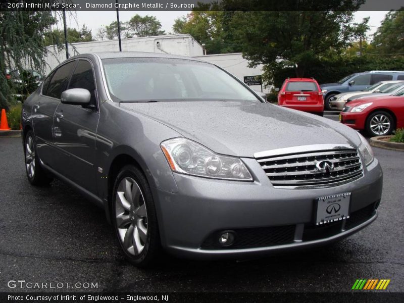 Diamond Graphite Metallic / Bourbon 2007 Infiniti M 45 Sedan