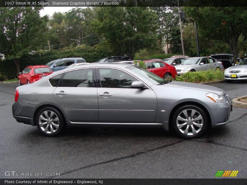 Diamond Graphite Metallic / Bourbon 2007 Infiniti M 45 Sedan