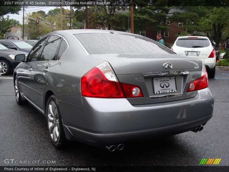 Diamond Graphite Metallic / Bourbon 2007 Infiniti M 45 Sedan