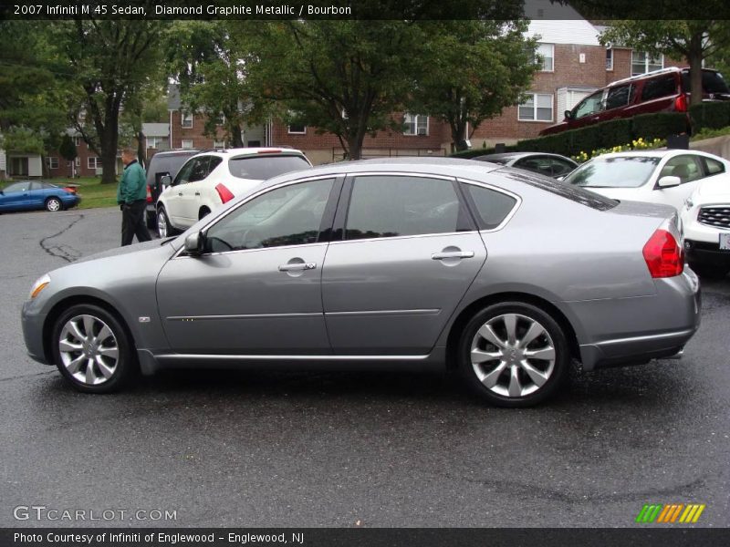 Diamond Graphite Metallic / Bourbon 2007 Infiniti M 45 Sedan