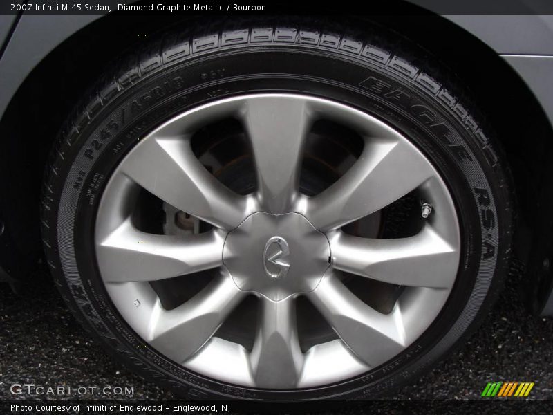 Diamond Graphite Metallic / Bourbon 2007 Infiniti M 45 Sedan