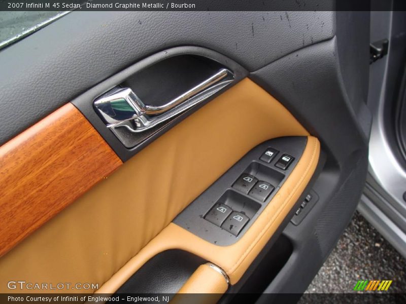 Diamond Graphite Metallic / Bourbon 2007 Infiniti M 45 Sedan