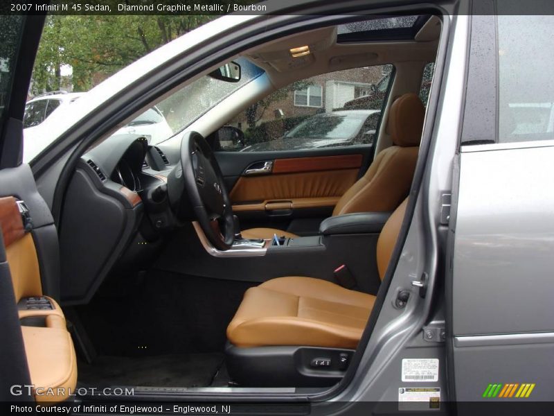 Diamond Graphite Metallic / Bourbon 2007 Infiniti M 45 Sedan