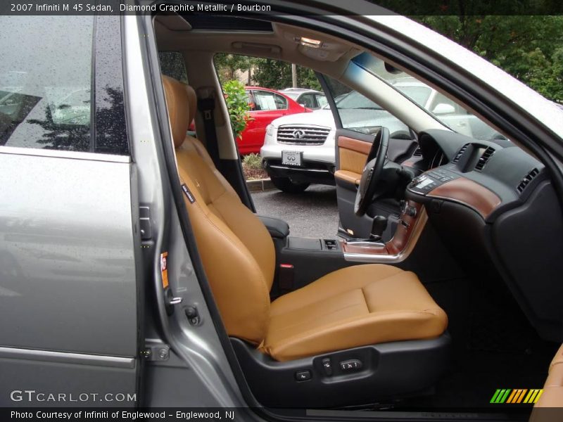 Diamond Graphite Metallic / Bourbon 2007 Infiniti M 45 Sedan
