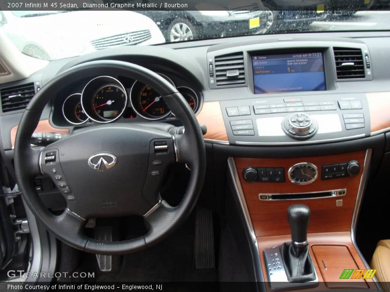 Diamond Graphite Metallic / Bourbon 2007 Infiniti M 45 Sedan