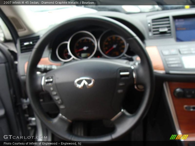 Diamond Graphite Metallic / Bourbon 2007 Infiniti M 45 Sedan