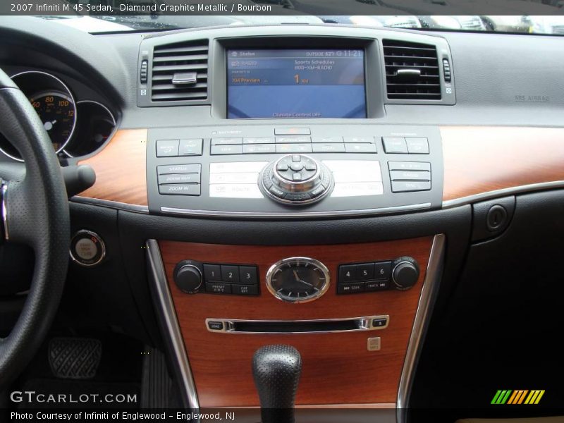 Diamond Graphite Metallic / Bourbon 2007 Infiniti M 45 Sedan