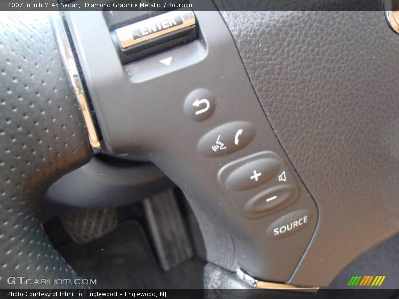 Diamond Graphite Metallic / Bourbon 2007 Infiniti M 45 Sedan