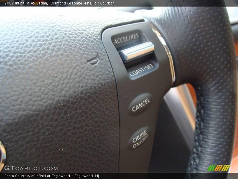 Diamond Graphite Metallic / Bourbon 2007 Infiniti M 45 Sedan