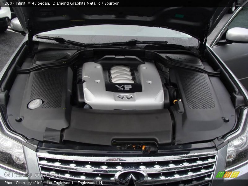 Diamond Graphite Metallic / Bourbon 2007 Infiniti M 45 Sedan