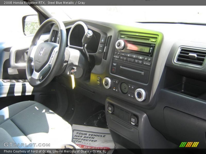 Steel Blue Metallic / Gray 2008 Honda Ridgeline RTX