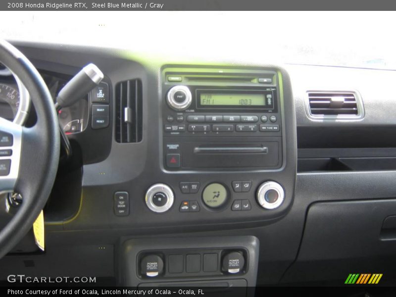 Steel Blue Metallic / Gray 2008 Honda Ridgeline RTX