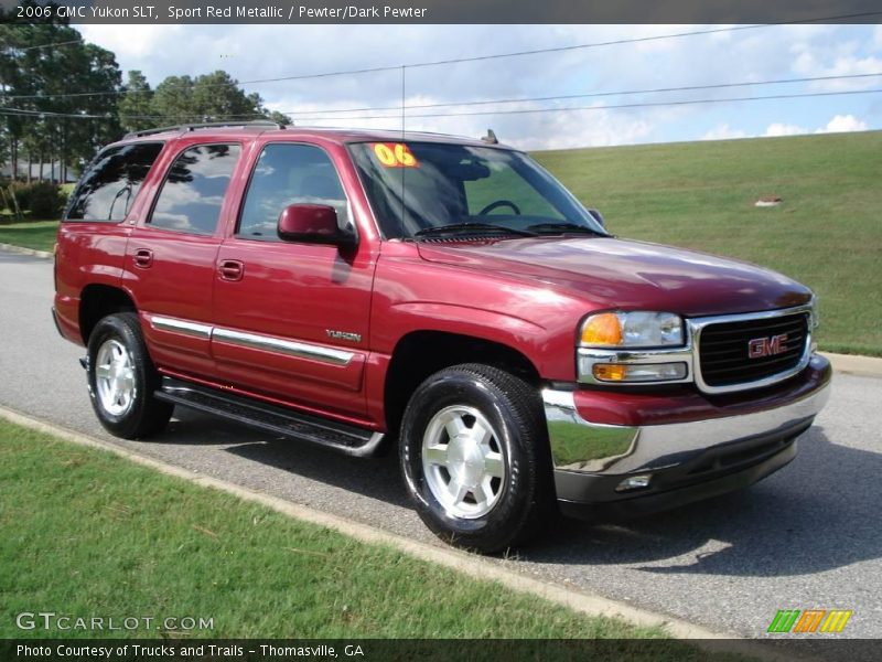 Sport Red Metallic / Pewter/Dark Pewter 2006 GMC Yukon SLT