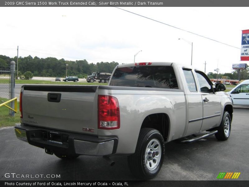 Silver Birch Metallic / Dark Titanium 2009 GMC Sierra 1500 Work Truck Extended Cab