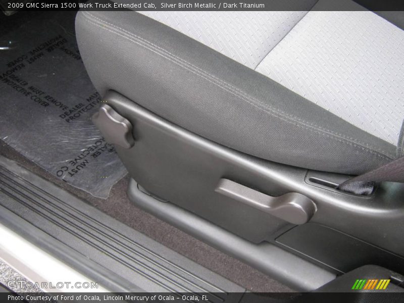 Silver Birch Metallic / Dark Titanium 2009 GMC Sierra 1500 Work Truck Extended Cab