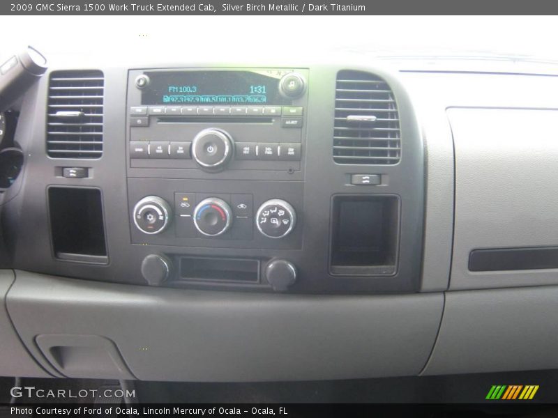 Silver Birch Metallic / Dark Titanium 2009 GMC Sierra 1500 Work Truck Extended Cab