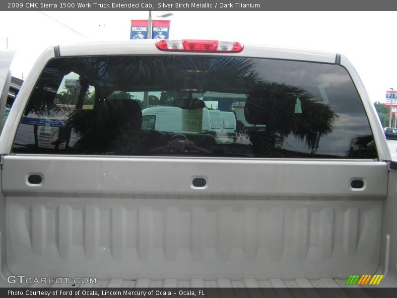 Silver Birch Metallic / Dark Titanium 2009 GMC Sierra 1500 Work Truck Extended Cab