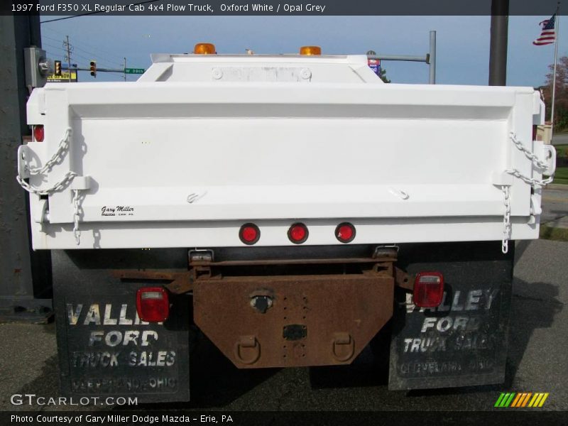 Oxford White / Opal Grey 1997 Ford F350 XL Regular Cab 4x4 Plow Truck
