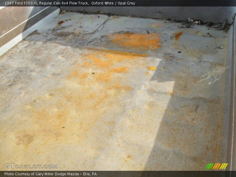 Oxford White / Opal Grey 1997 Ford F350 XL Regular Cab 4x4 Plow Truck