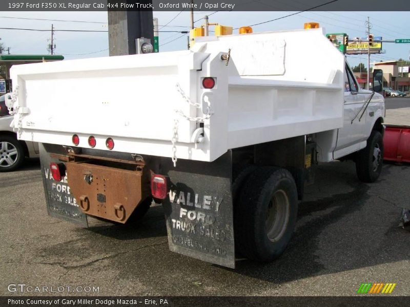 Oxford White / Opal Grey 1997 Ford F350 XL Regular Cab 4x4 Plow Truck